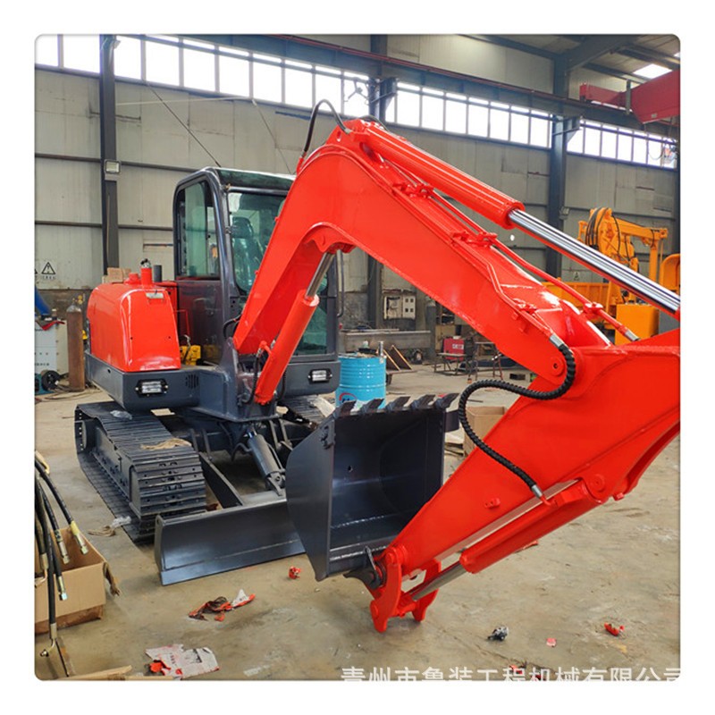 厂家直供斗山60同款小型履带挖掘机 可装破碎锤 预留管路图4