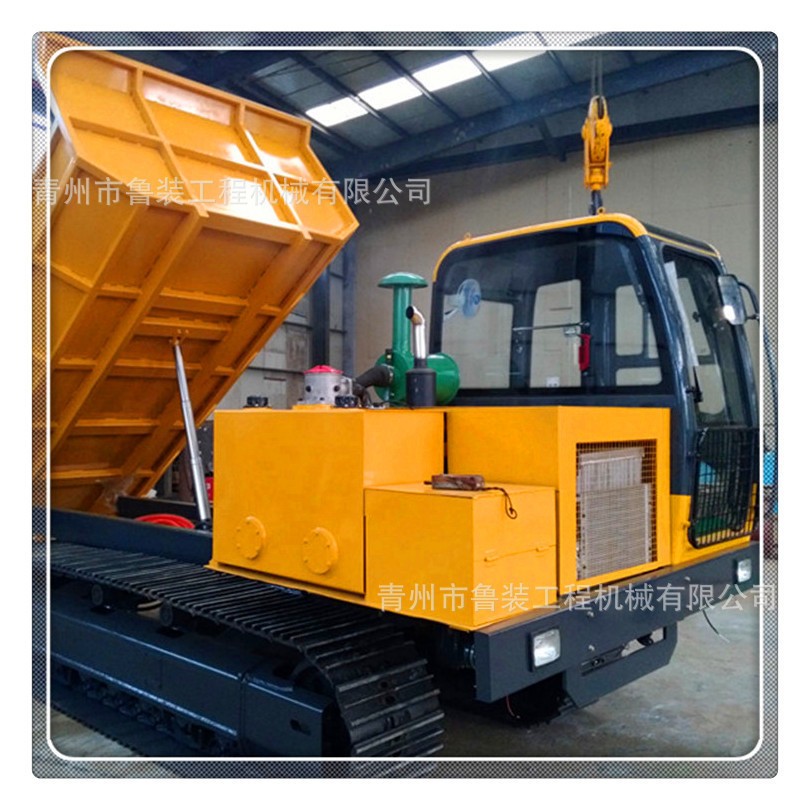 四川地区直供 工程履带运输车 自卸链条翻斗车7T履带运输车图5