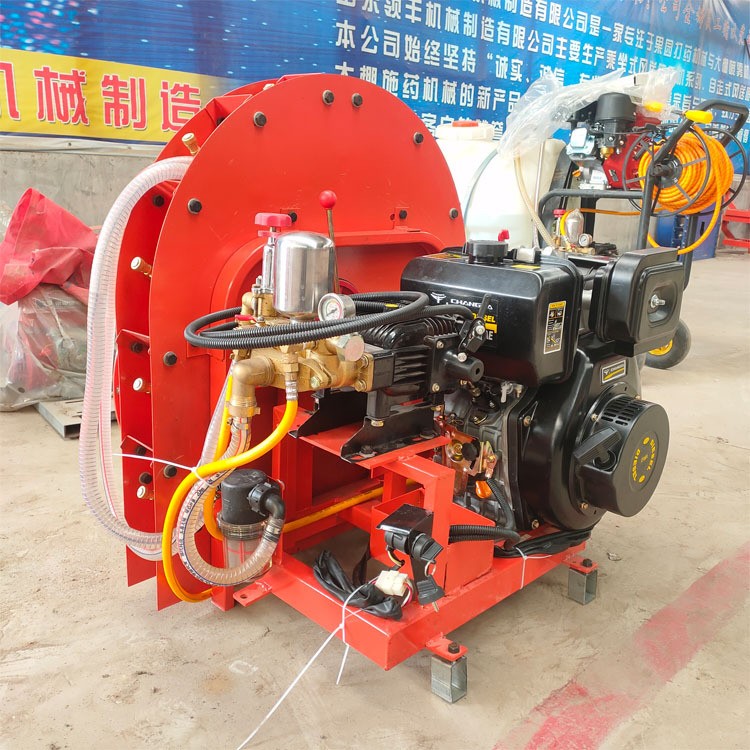 柴油风送式苹果园打药机便携式三轮车车载式果树喷雾器农用喷雾机图4