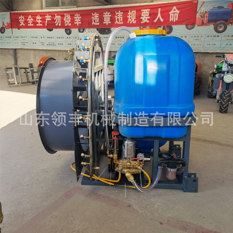 四轮拖拉机履带车新款增速悬挂式打药机500L牵引式果园果树喷雾机图2