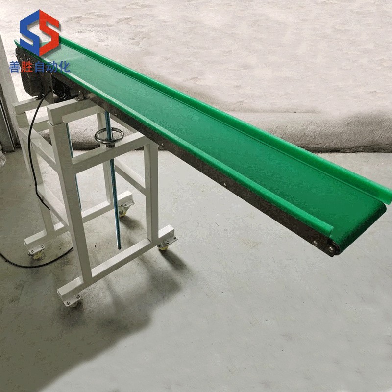 五金冲床件排废料输送机出料机平面小型皮带传送机注塑配套输送带图2