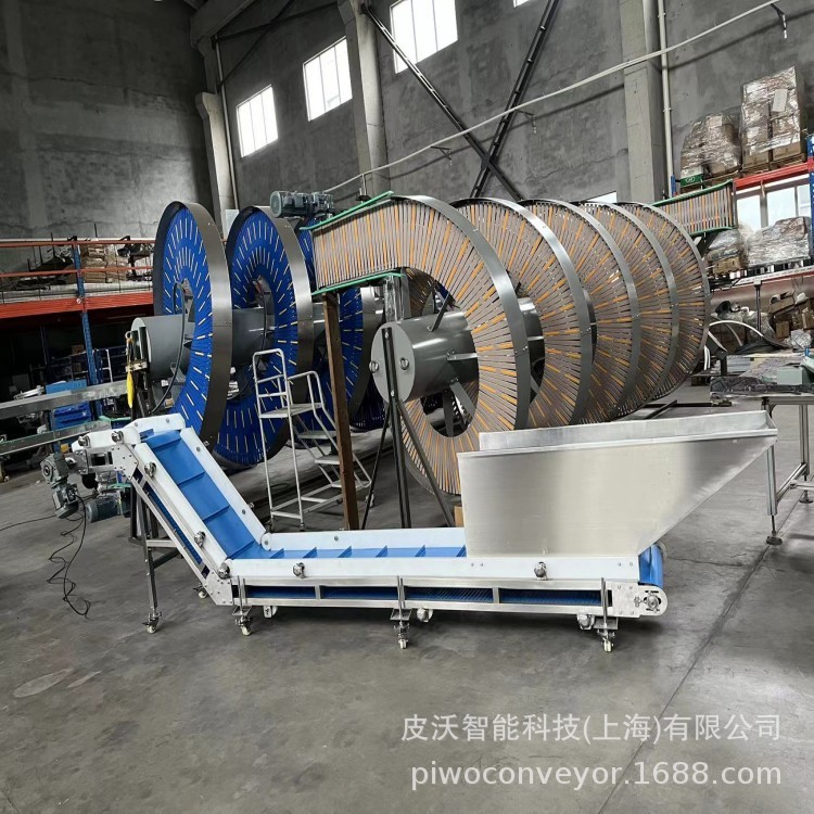 食品果蔬量产输送设备爬坡提升 皮带网带输送机可增设挡板裙边图2