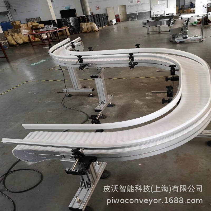 夹持输送线 柔性链输送机 毛毛钉夹持 空箱空瓶满瓶C型/Z型夹持机图2