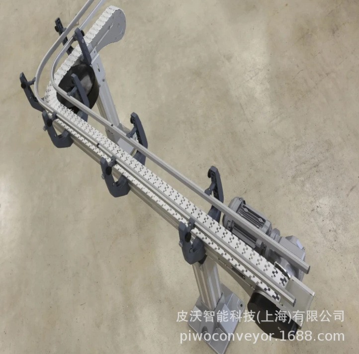 夹持输送线 柔性链输送机 毛毛钉夹持 空箱空瓶满瓶C型/Z型夹持机图3