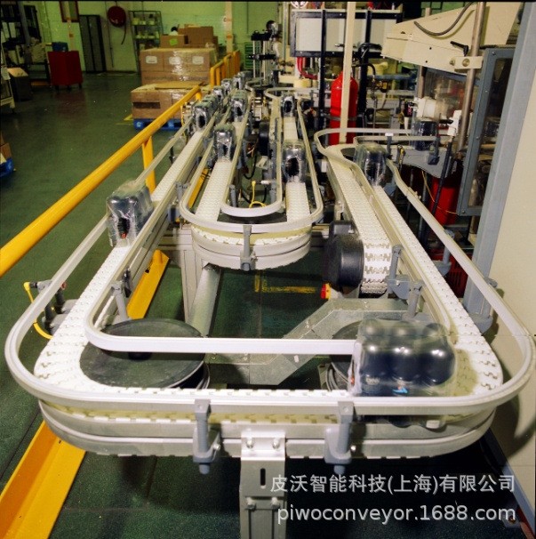 小型托盘食品医药输送机 纸箱环形POM平顶柔性链 标准铝型材输送图2