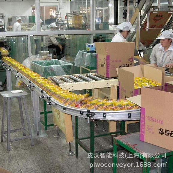 小型托盘食品医药输送机 纸箱环形POM平顶柔性链 标准铝型材输送图4