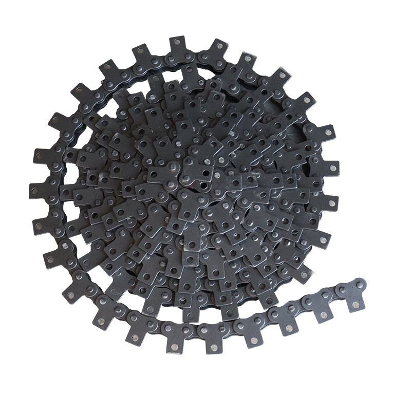 不锈钢链条非标大节距工业输送重型链条12a10A碳钢弯板异形链条图2