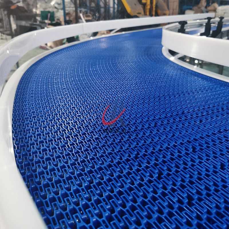 创荣 流水线网带输送机 食品塑料网链输送机平行爬坡输送机传送机图4