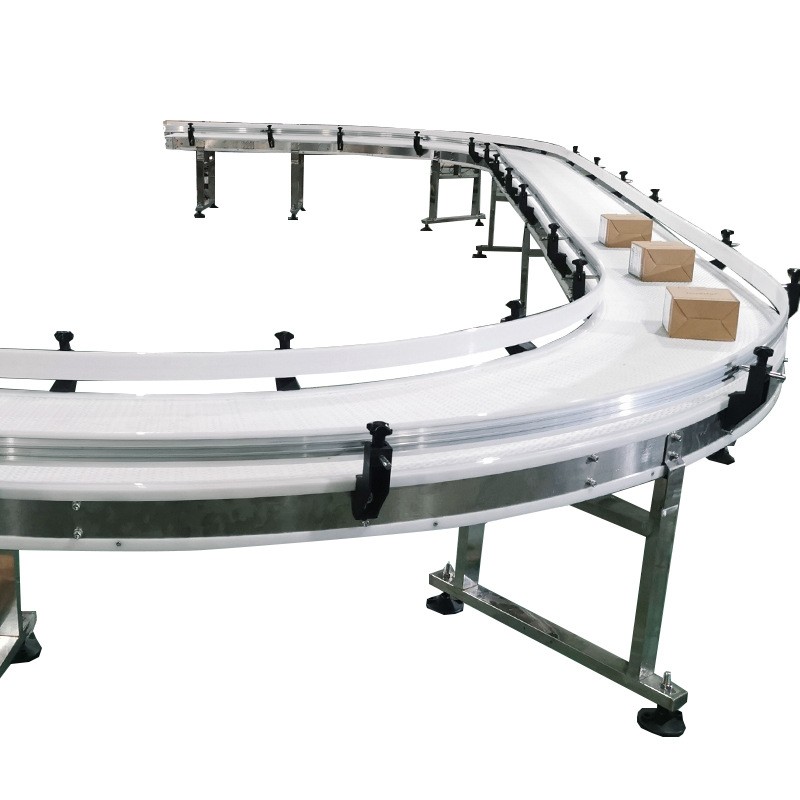 创荣 流水线网带输送机 食品塑料网链输送机平行爬坡输送机传送机图5