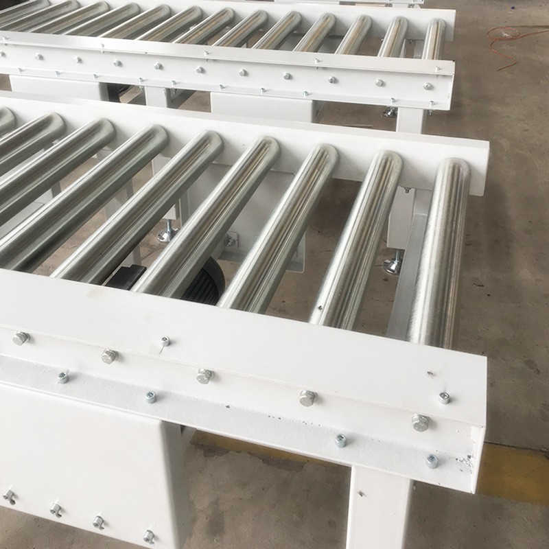 厂家供应旋转滚筒输送机 重载动力滚筒机 电动滚筒 辊道线图3