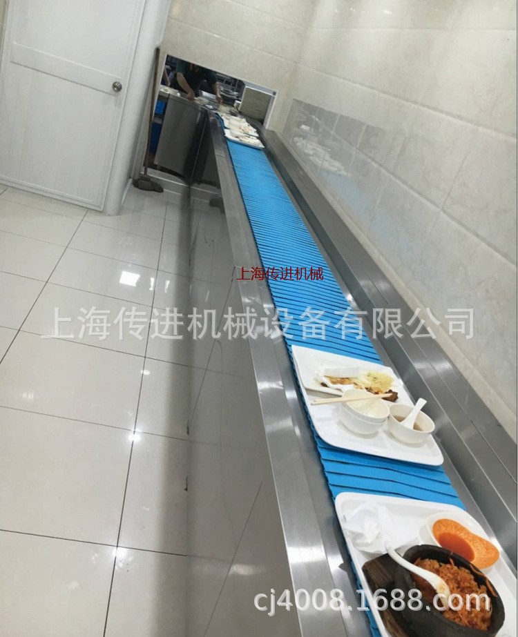 企业单位食堂餐盘传送带 餐具输送机 供应洗碗机流水线 传送带图3