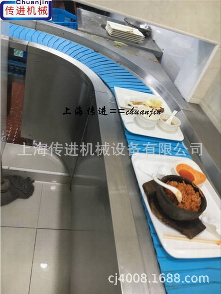 企业单位食堂餐盘传送带 餐具输送机 供应洗碗机流水线 传送带图5