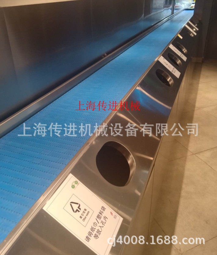 供应餐盘输送机 自由组装式餐盘回收输送机 校园餐厅餐具流水线图4