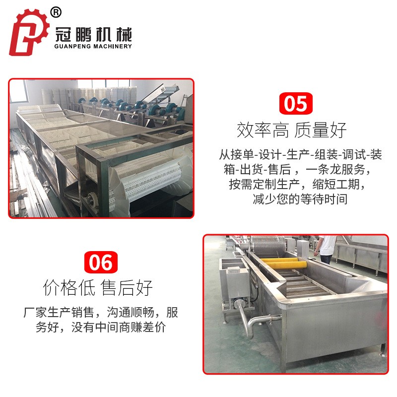 果蔬巴氏杀菌机高温水浴式杀菌清洗机食品罐头沥水风干杀菌输送线图4