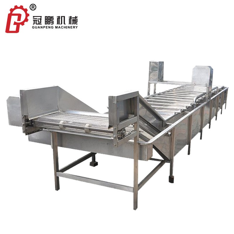 果蔬巴氏杀菌机高温水浴式杀菌清洗机食品罐头沥水风干杀菌输送线图5