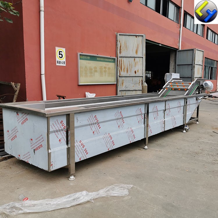 果蔬气泡清洗机 预制菜生产线设备 全自动半成品蔬菜加工机械图3