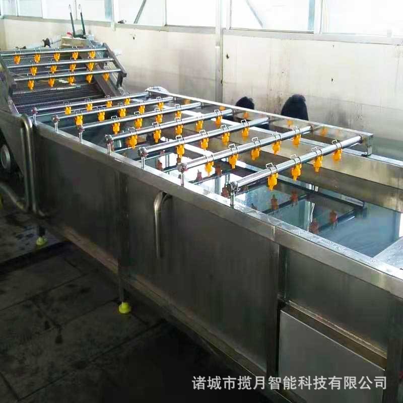 果蔬气泡清洗机 预制菜生产线设备 全自动半成品蔬菜加工机械图5
