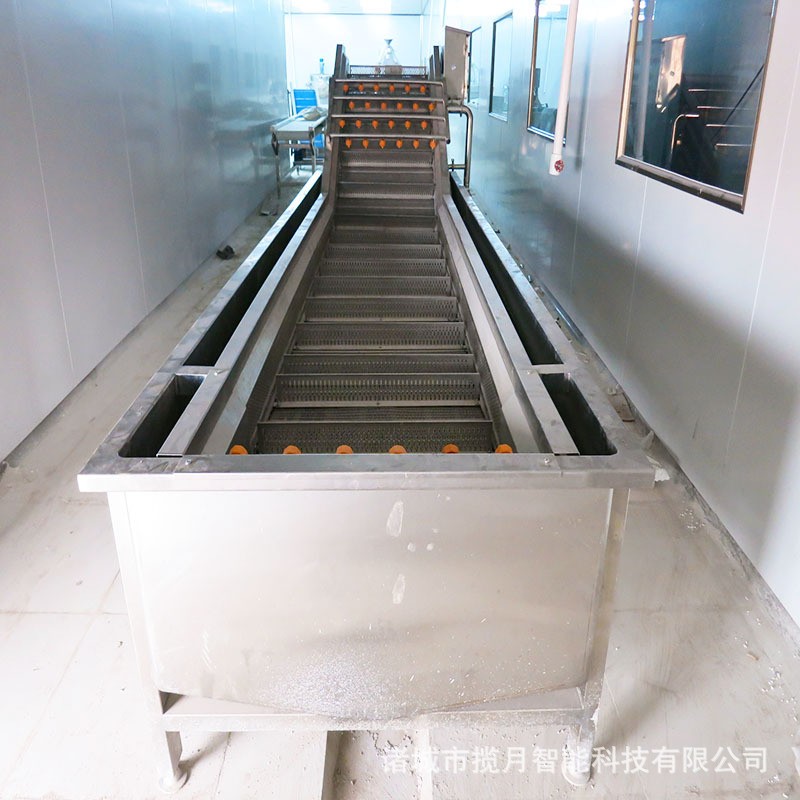 水果蔬菜气泡清洗机 商用洗菜机 果蔬清洗风干流水线 净菜加工设图5
