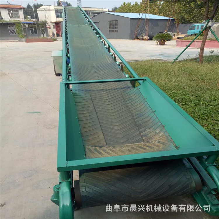 移动方管伸缩输送机粮食升降输送皮带机爬坡防滑伸缩运送机械厂家图4