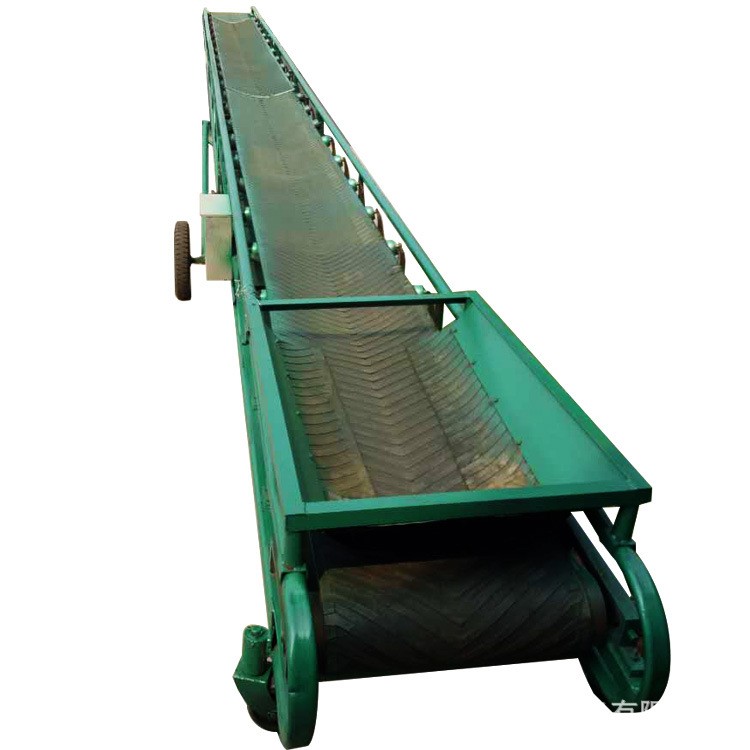 水泥装车输送机生产厂家 物流园传送带 可升降型输送机图5