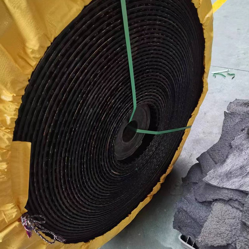 橡胶皮花纹横格输送带600*3（4.5+1.5）耐磨耐高温工业厂家直销图4