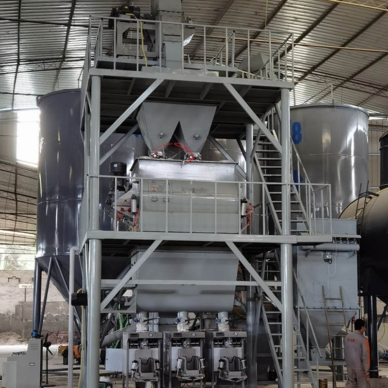 自动配料推掉袋型生 产线瓷砖胶成套设备自流平水泥智能线大机械图3