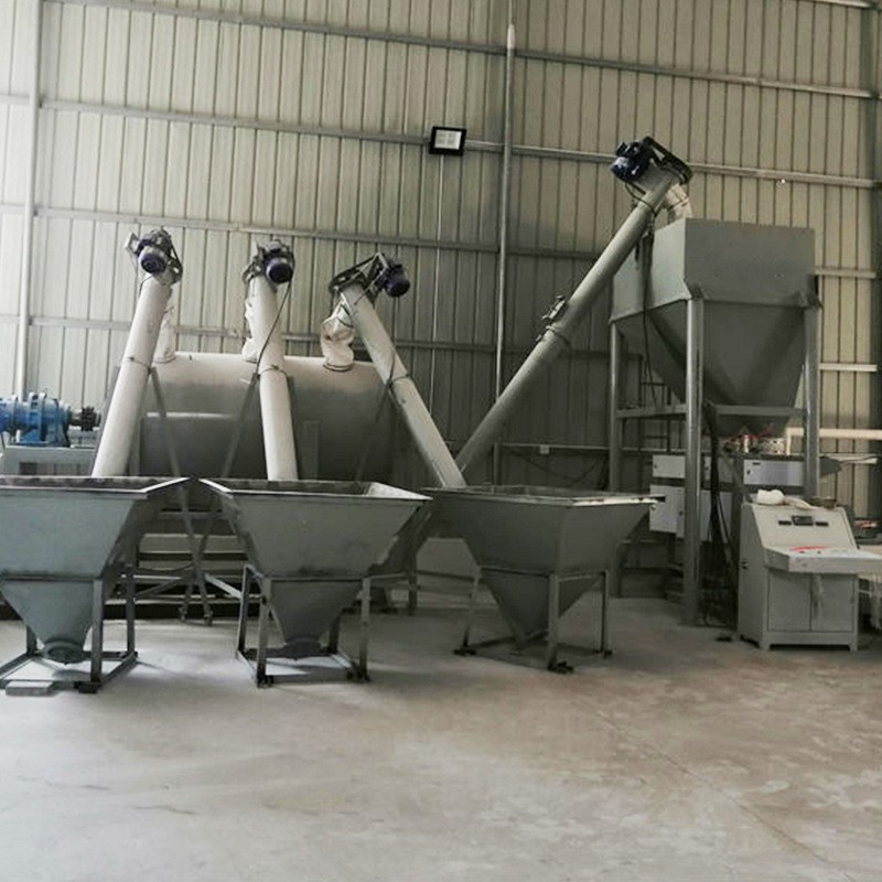 自动配料推掉袋型生 产线瓷砖胶成套设备自流平水泥智能线大机械图2