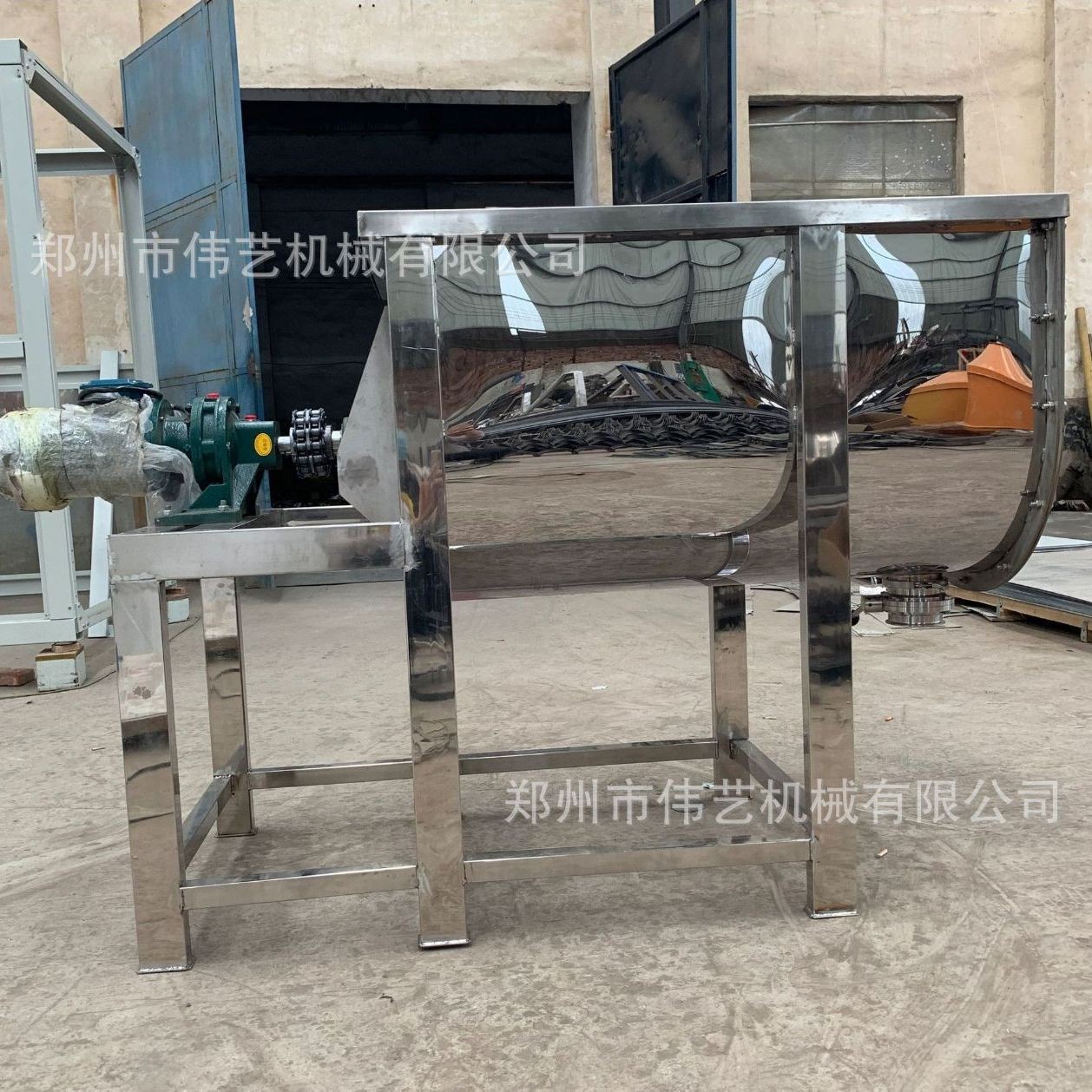 郑州伟艺机械 食品添加剂 化学原料混合机 粉料不锈钢饲料搅拌机图5