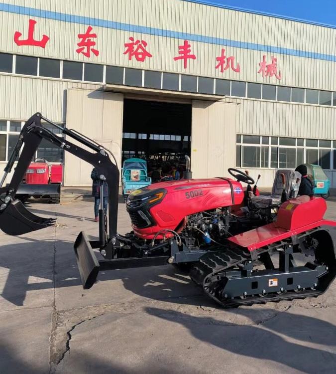 多功能旋耕机 小型农用挖机 果园农用挖机 履带微耕机图2