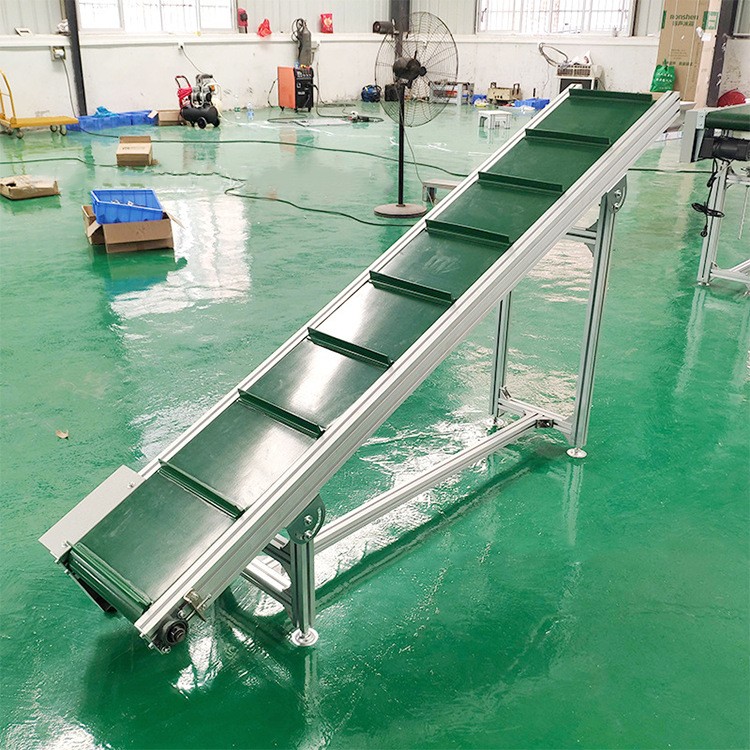 重型链板提升输送线小型食品玩具设备304不锈钢刮板链板输送机图4