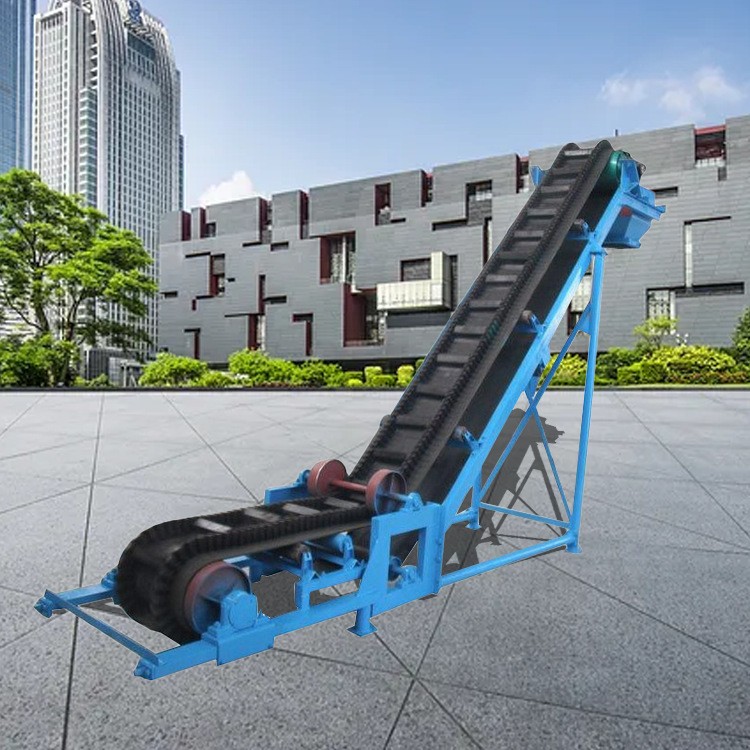 橡胶输送带尼龙传送带环形皮带运输机传送带橡胶输送带大倾角裙边图3