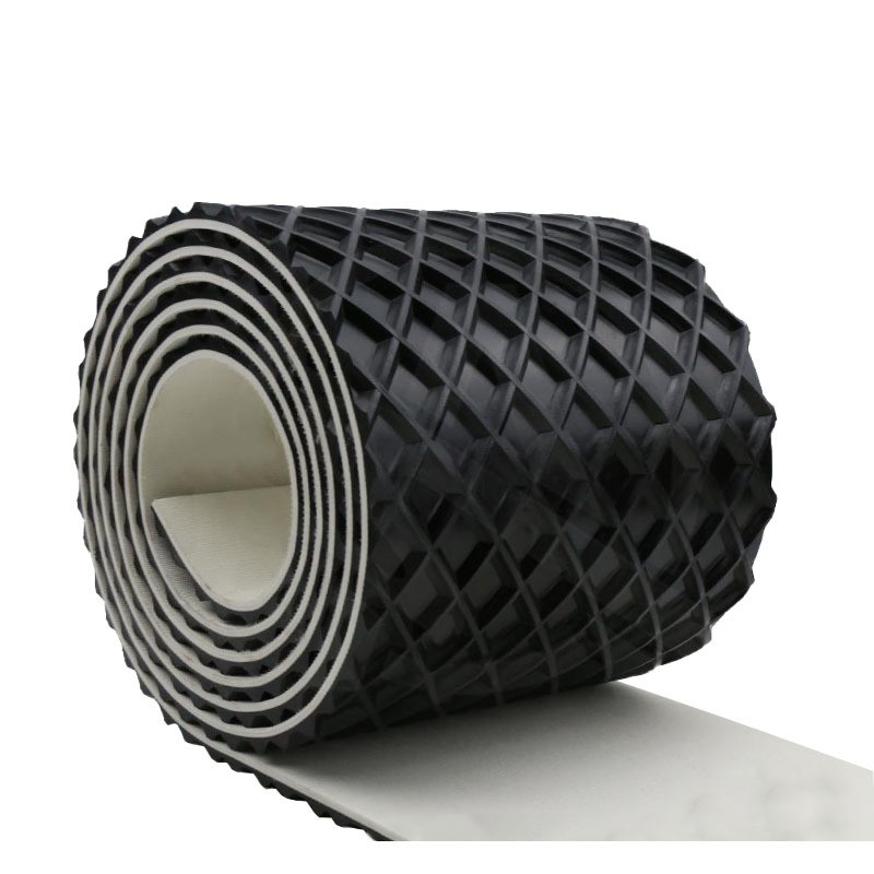 黑色菱形花纹带PVC防滑耐磨工业输送带砂光机工业皮带传输运输带图4