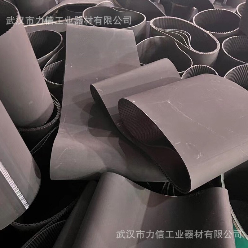 黑色工业双面传动橡胶同步带宽耐温橡胶环形同步带聚氨酯齿带图4