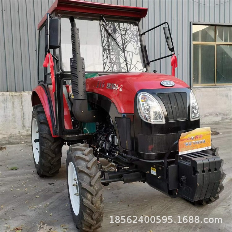 全新东方红涡轮增压动力拖拉机 田园农用耙地机 四轮拉粮车图3