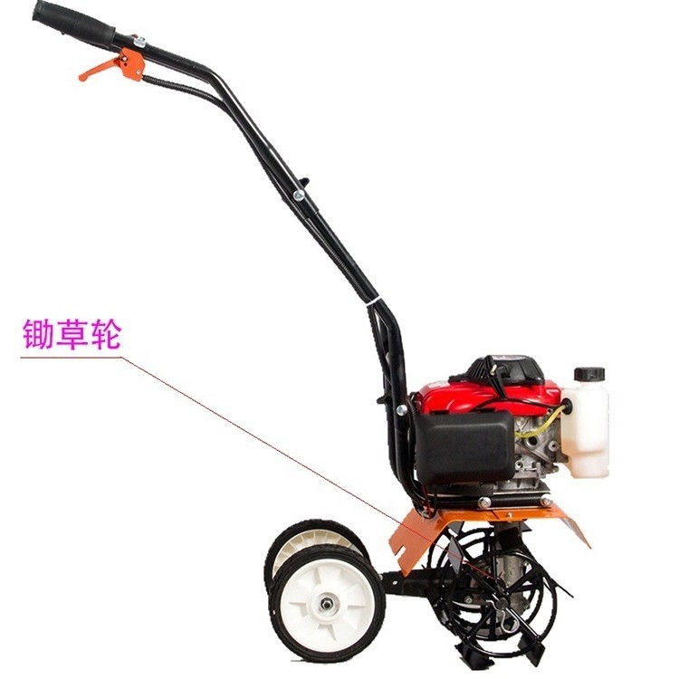 905A厂家直销小型农田除草机 山地开荒翻地旋耕机 两冲程汽油微耕图3