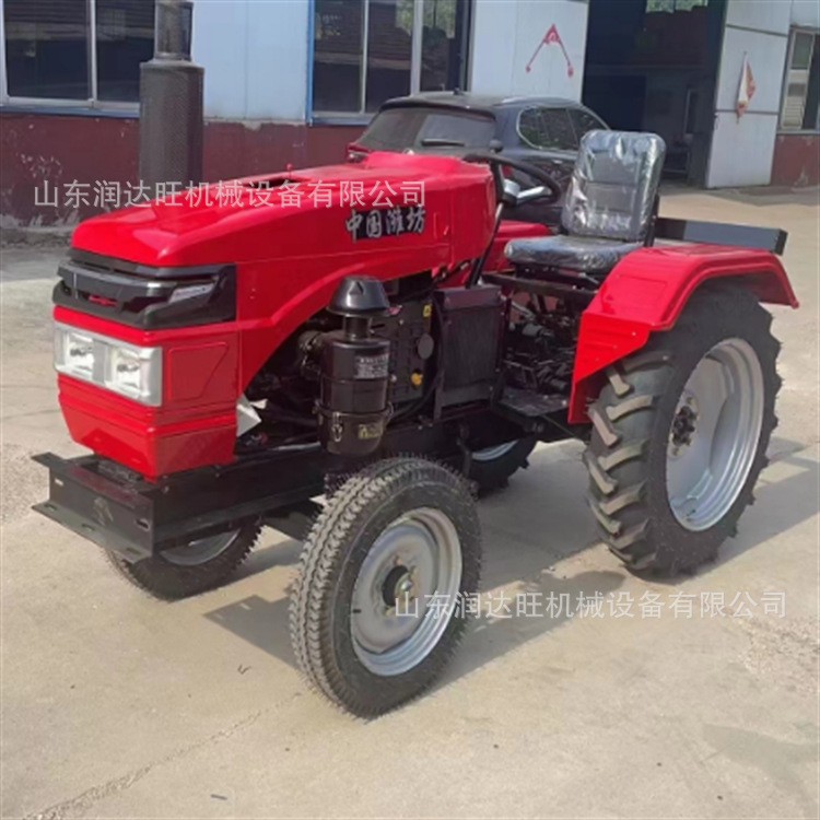 出口版 四轮农用犁地拖拉机 40马力单缸拖拉机小地块山区单杠车图3