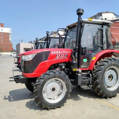 国四新车100马力四轮农用拖拉机1004旋耕犁地拖拉机