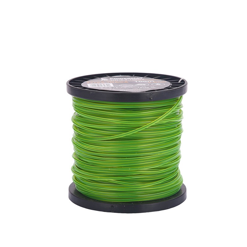 2.4*100m绿色线轴圆形尼龙打草绳 线轴割灌机打草机割草线批发图2