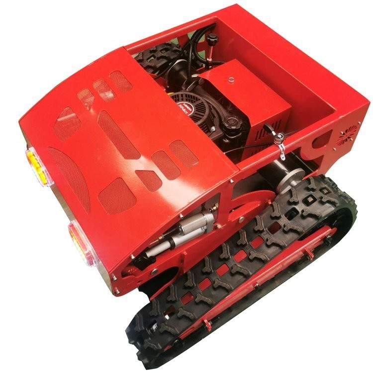 新型微型手推式山地自动履带割草机机器人使用方便