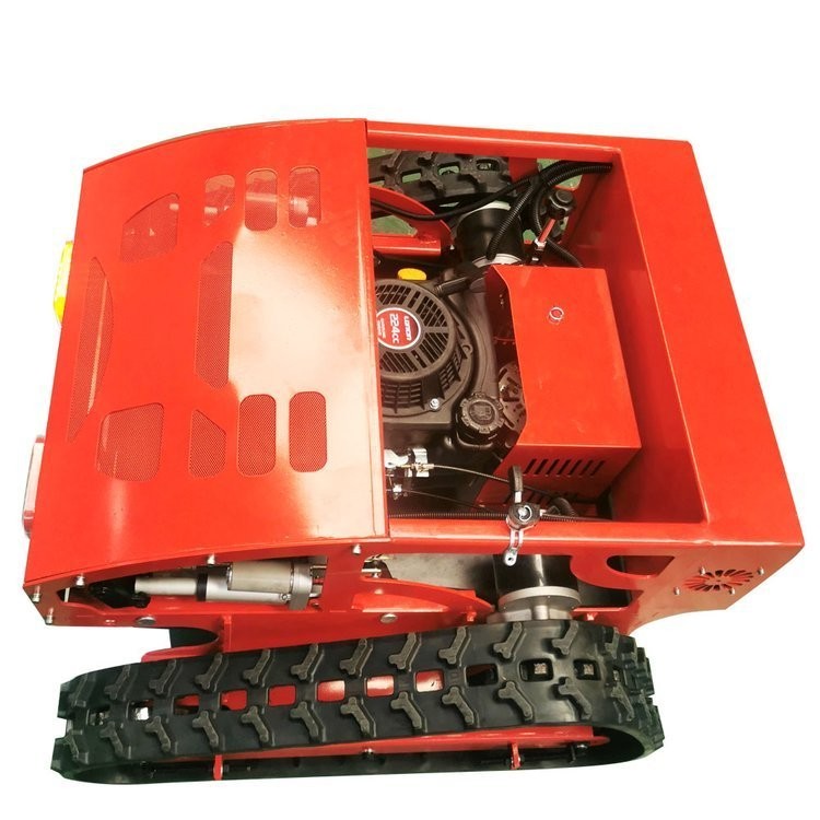 新型微型手推式山地自动履带割草机机器人使用方便图4