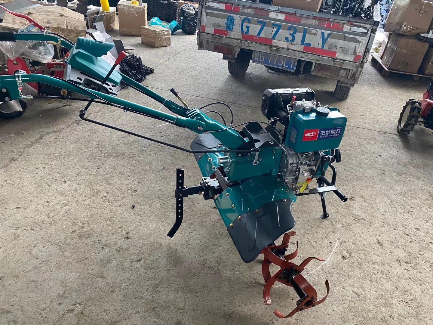 两驱四驱柴油微耕机 直连全齿轮传动款耕地机 多功能开沟机旋耕机图5