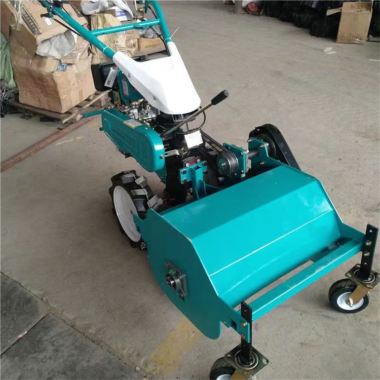 自走式柴油碎草还田机 新型果园割草机汽油除草机 操作简单图2
