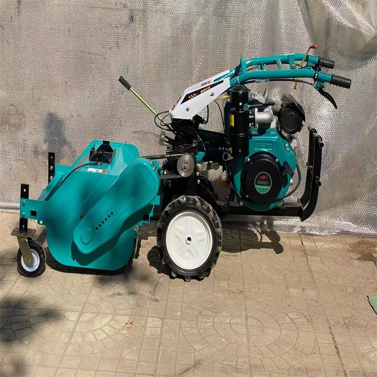 自走式柴油碎草还田机 新型果园割草机汽油除草机 操作简单图4
