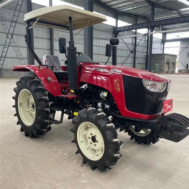 国补雷沃704大棚王四驱轮式拖拉机 农用四轮起垄机 全新车配套农具图5