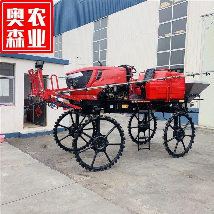 小型自走式喷雾器 供应四轮打药机 距离远 效率高 奥森农业图2