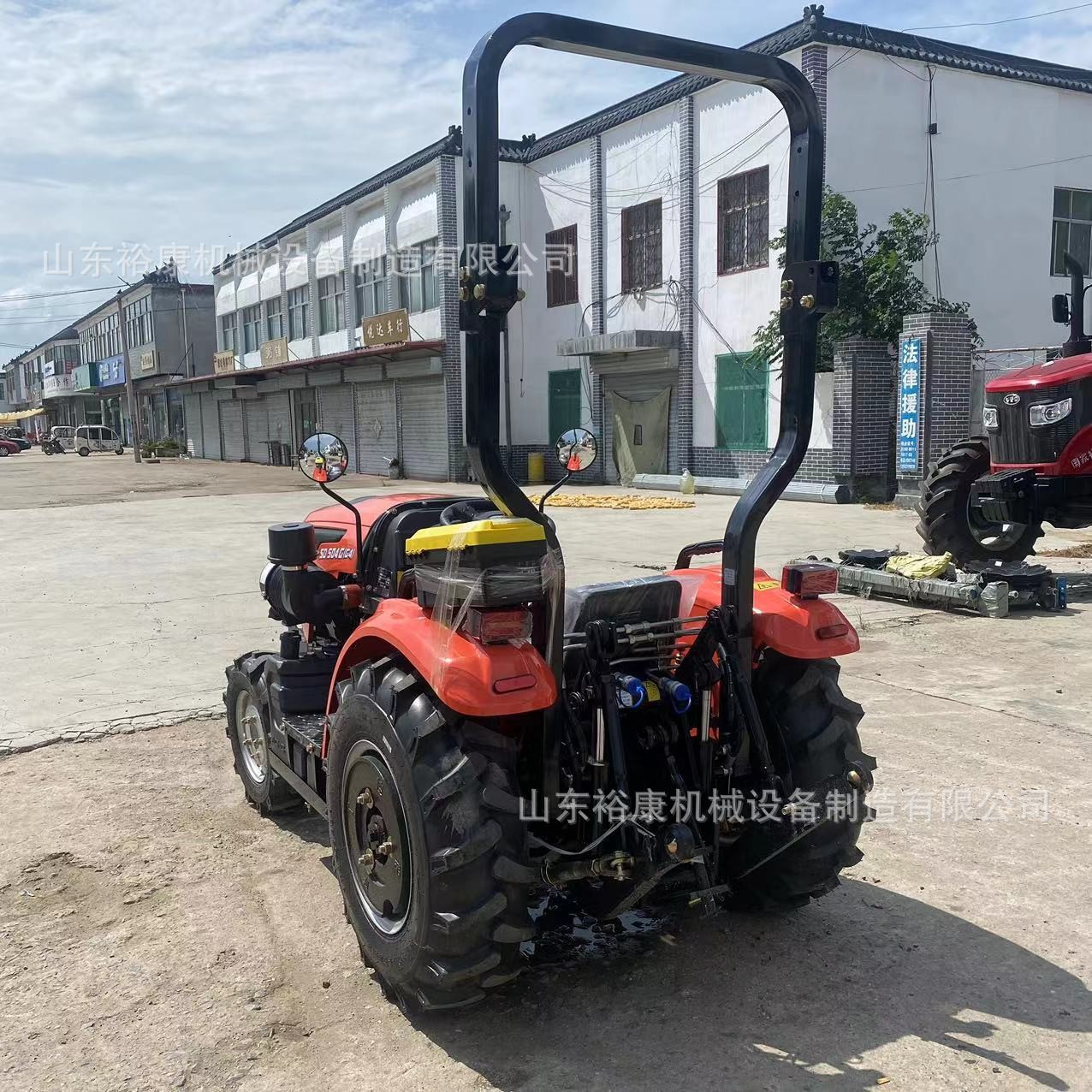 现货 低矮型萨丁504果园大棚王四驱秸秆还田旋耕开沟农用拖拉机图4