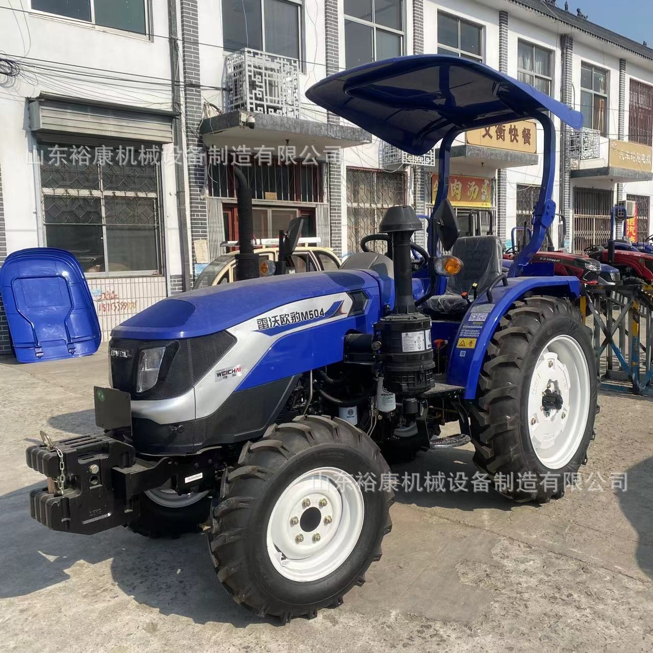 50马力中型雷沃欧豹拖拉机 强压多路梭式换档四驱农用耕地播种机图3