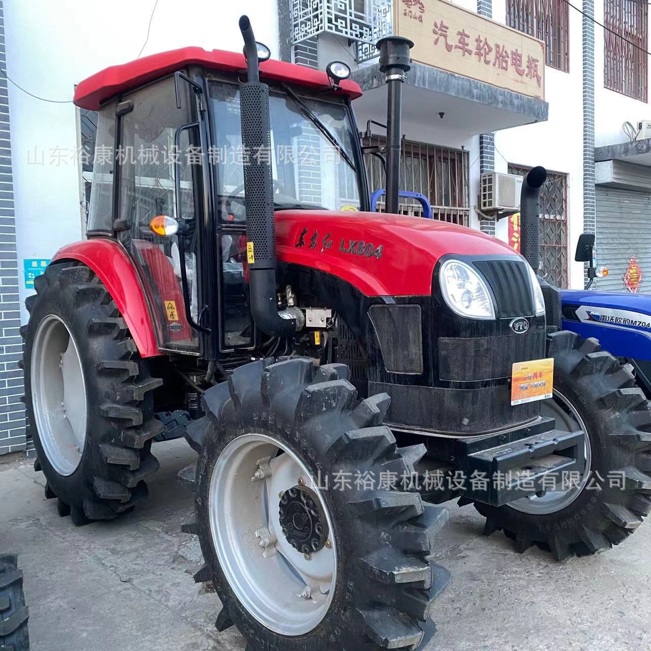 现车 东方红LX804大桥农用四驱拖拉机国三四缸库存犁地灭茬旋耕机