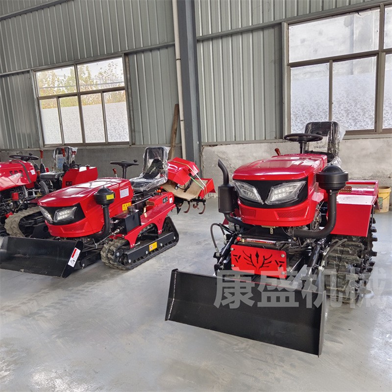 水旱两用旋耕机 多功能履带拖拉机 稻田打浆耙田微耕机35图3