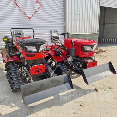 35马力新款履带旋耕机 水田打浆多功能除草开沟犁地机价格